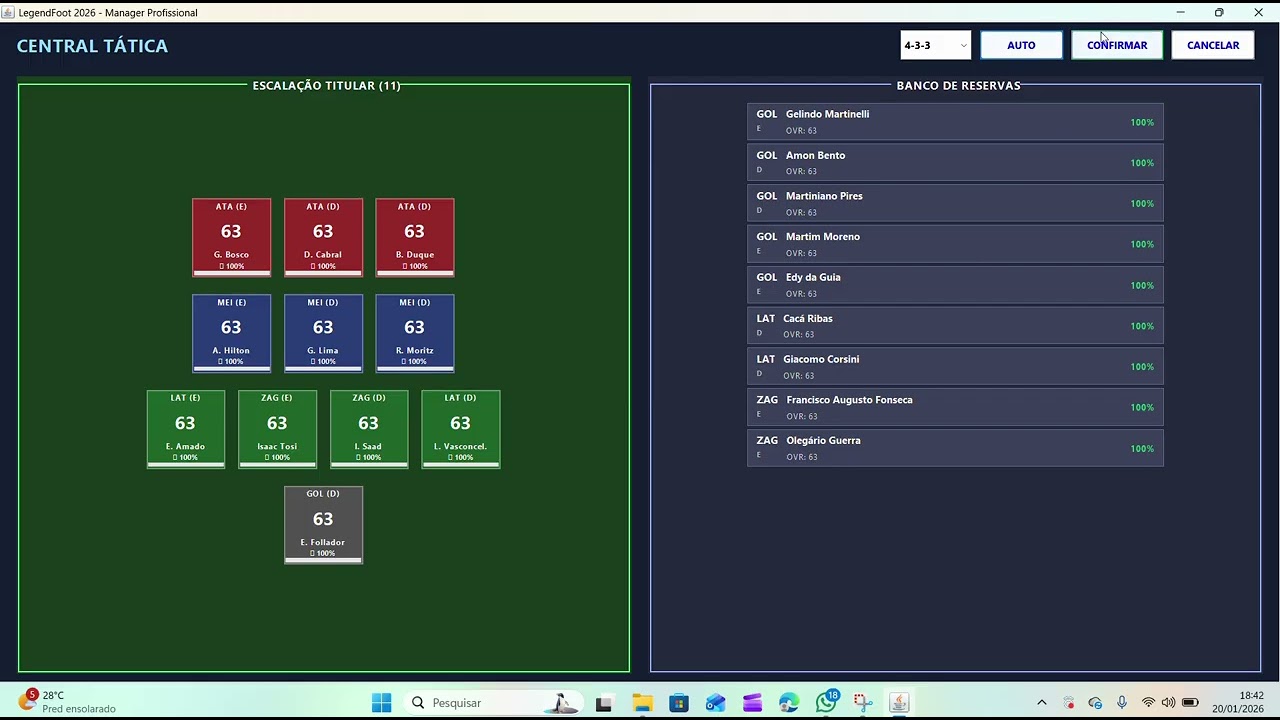 🔥Saiu o novo jogo Legendfoot - Jogo manager de futebol de simulação🔥