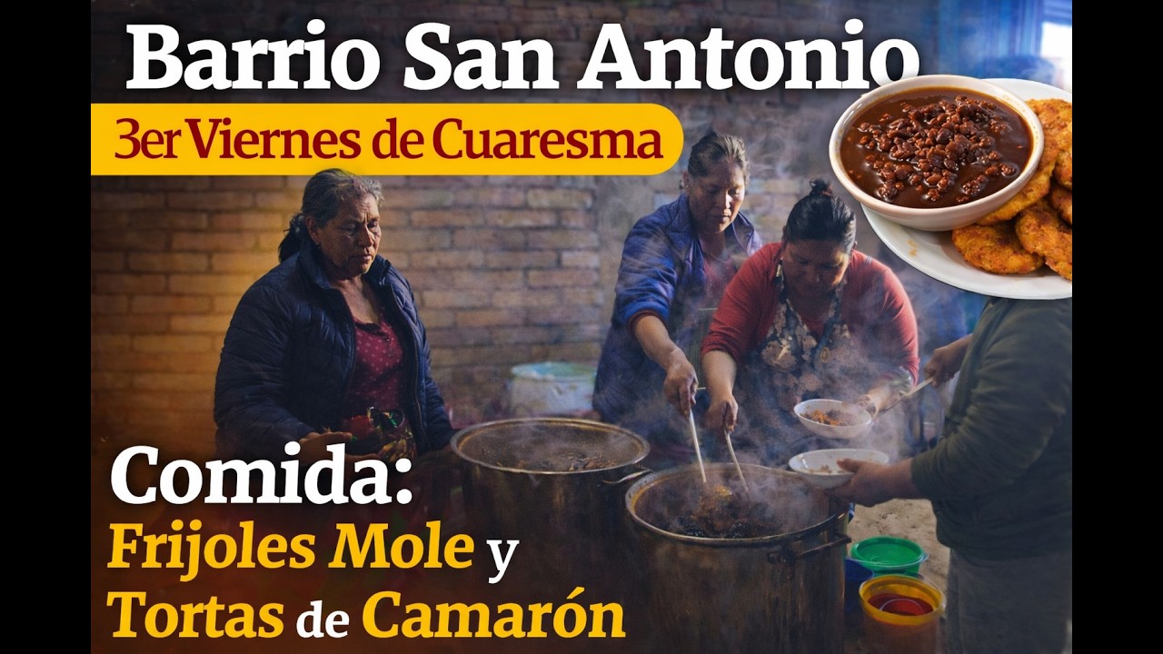 FRIJOLES MOLE Y  TORTA DE CAMARON 