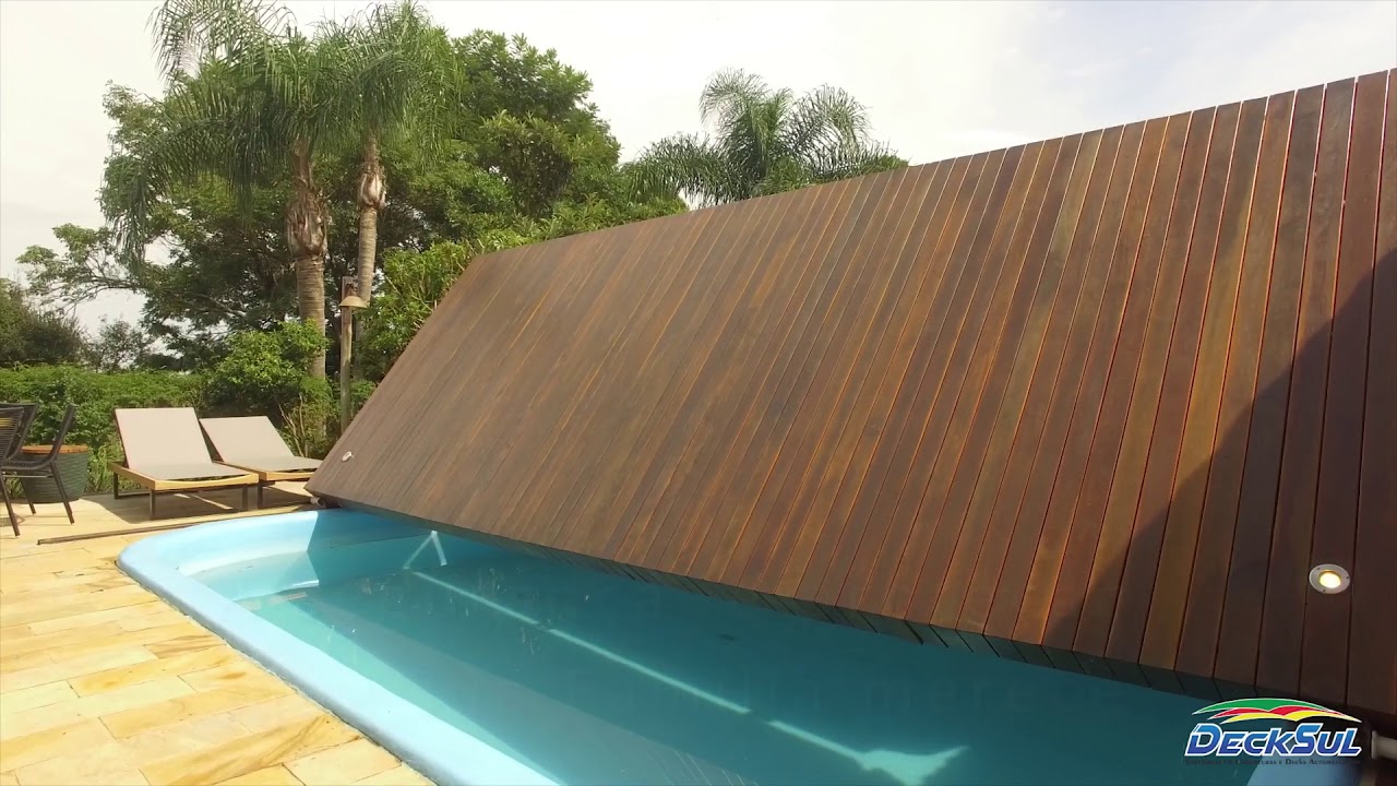 Deck retrátil Decksul mais proteção para piscinas