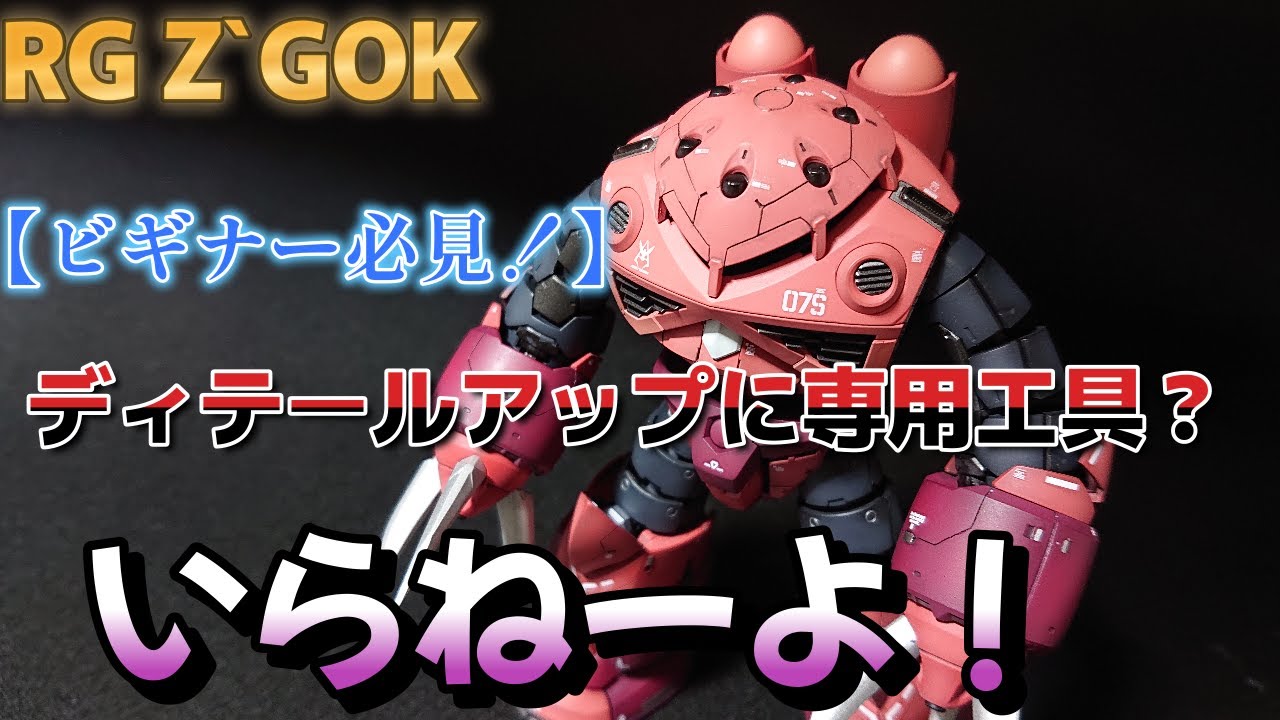 【ガンプラ初心者必見】RG Z‘GOK 簡単な方法でカッコ良く出来るんです！
