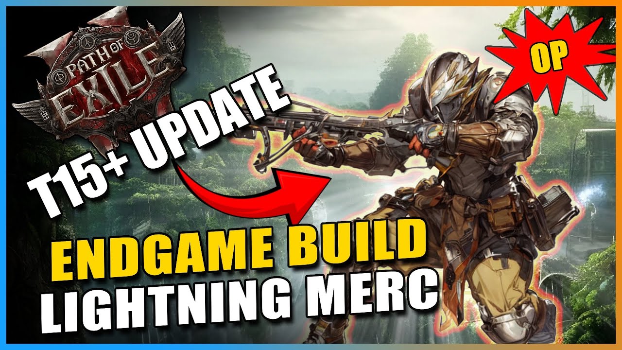 POE2 - T15+ Gemling Mercanary Endgame Build Guide! Lightning Build UPDATE 2
