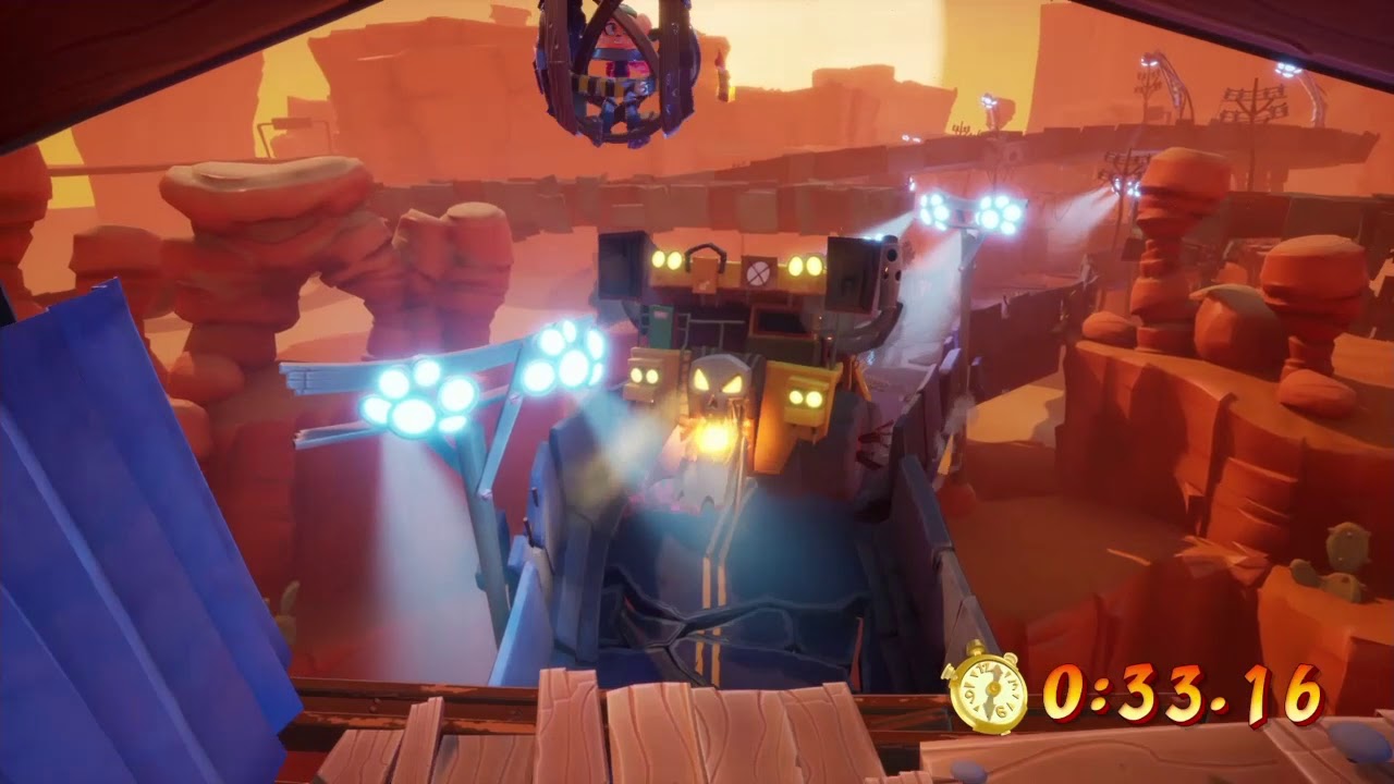 Crash Bandicoot 4: Hit the Road time trial 39.72