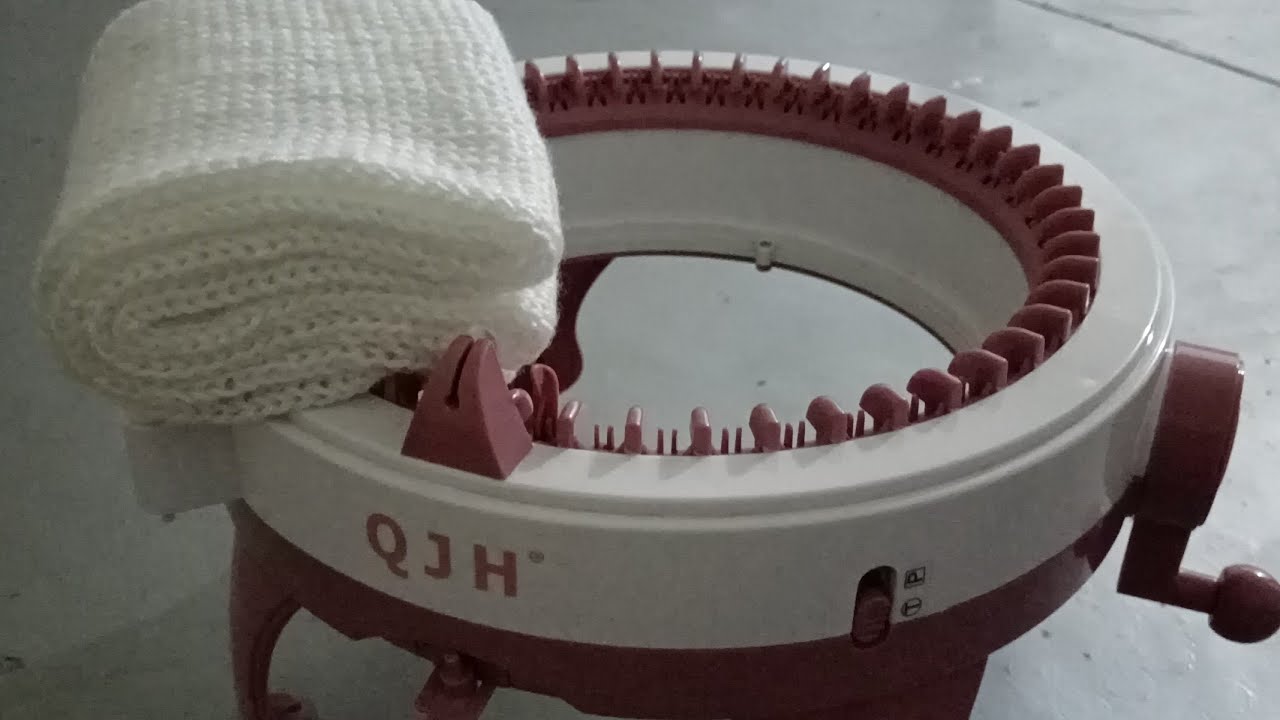 how to make knitting machine at home scarf crochet tutorialበሲንትሮ ማሽን እስከርቭ አሰራር