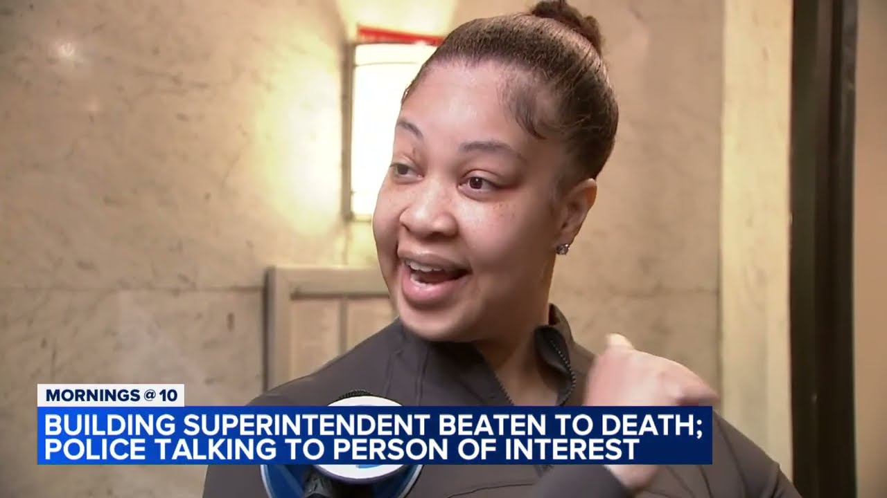 Building superintendent beaten to death; police talking to person of interest