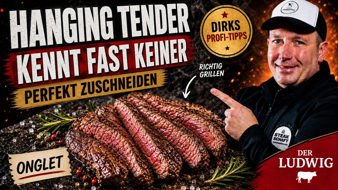 🥩 Onglet / Hanging Tender / Nierenzapfen ✂️ Richtig zuschneiden & 🔥 perfekt grillen!