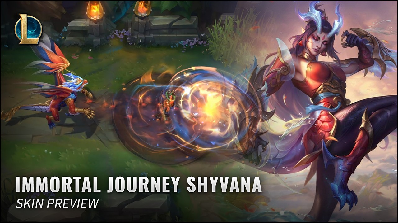 Immortal Journey Shyvana – Skin Preview || League of Legends: PBE