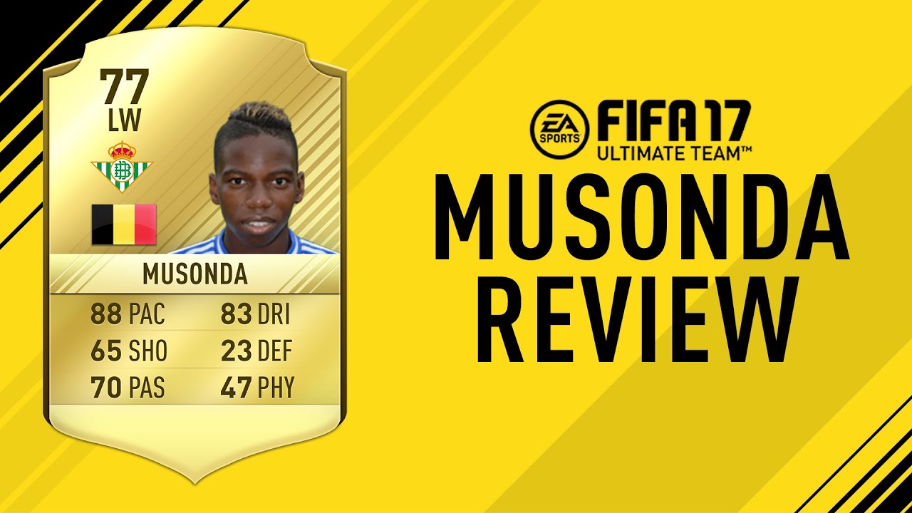 FIFA 17: MUSONDA REVIEW 77! FIFA 17 ULTIMATE TEAM  PLAYER REVIEW!!