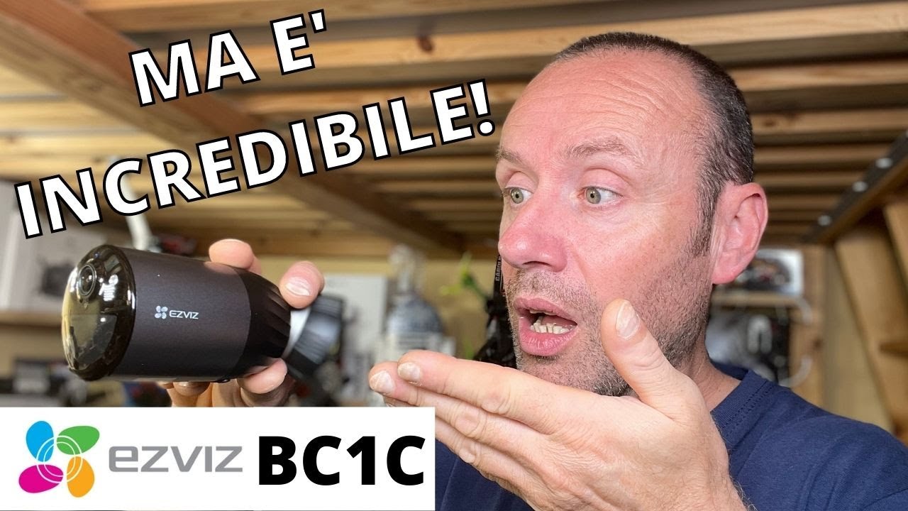 PAZZESCA CON 210 GIORNI DI AUTONOMIA EZVIZ BC1C WIFI LA TELECAMERA DI SORVEGLIANZA SUPER COMPLETA