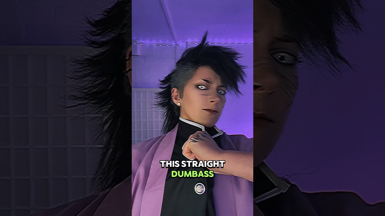 Дженье приходится нелегко 🤣 #genya #genyacosplay #sanemicosplay #demonslayer