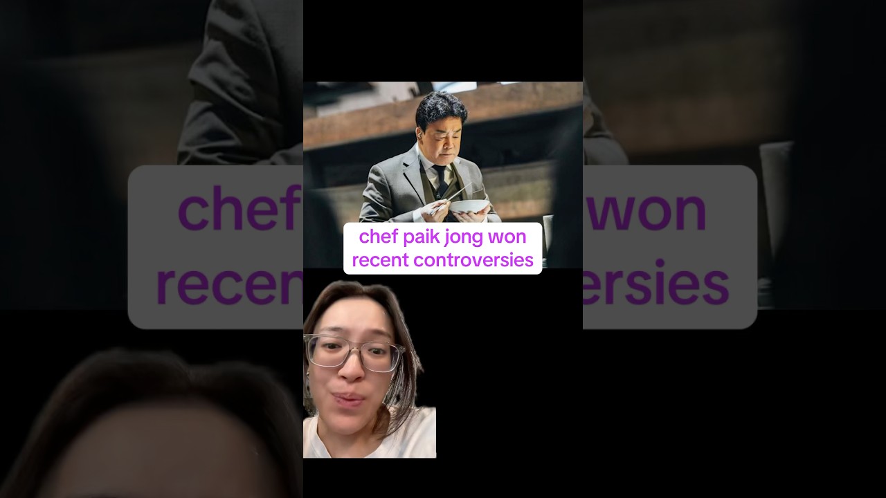Paik Jong Won controversies #paikjongwon #culinaryclasswars #koreanfood #koreanchef #kpopnews