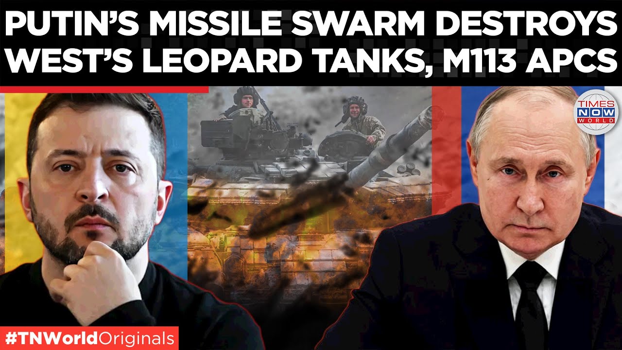 RUSSIA STRIKES UKRAINE’S Airfields, Depots &Transport Hubs; Leopard Tanks, M113 APCS Destroyed