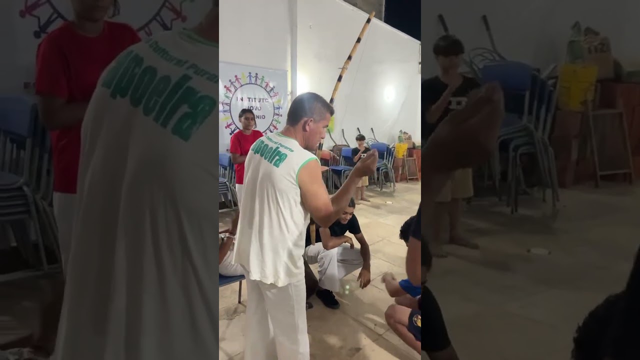 Aula de Capoeira Instituto Novo Milênio 