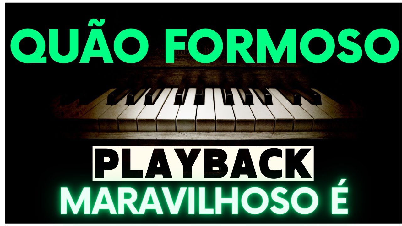 MARAVILHOSO - Playback Worship (Quão Formoso És) #quaoformoso #playback #maravilhoso