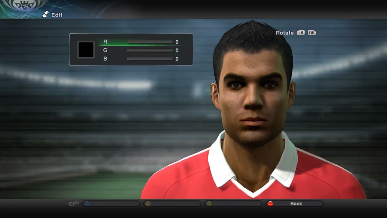 Casemiro pes 2011 build face