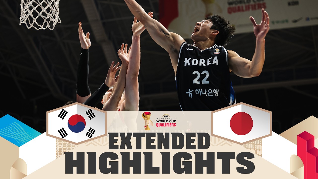 Korea 🇰🇷 v Japan 🇯🇵 | Extended Highlights | FIBA Basketball World Cup 2027 Asian Qualifiers