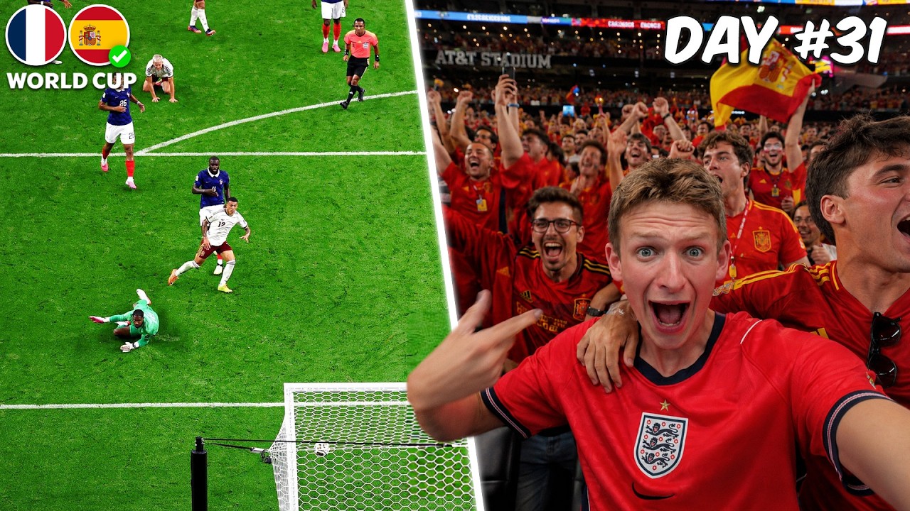 THE MOMENT SPAIN KNOCK FRANCE OUT the WORLD CUP