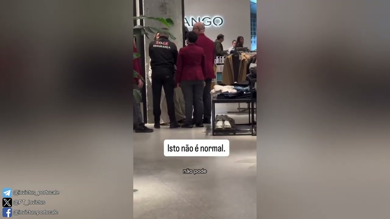 Brasileira &eacute; apanhada a roubar no NorteShopping