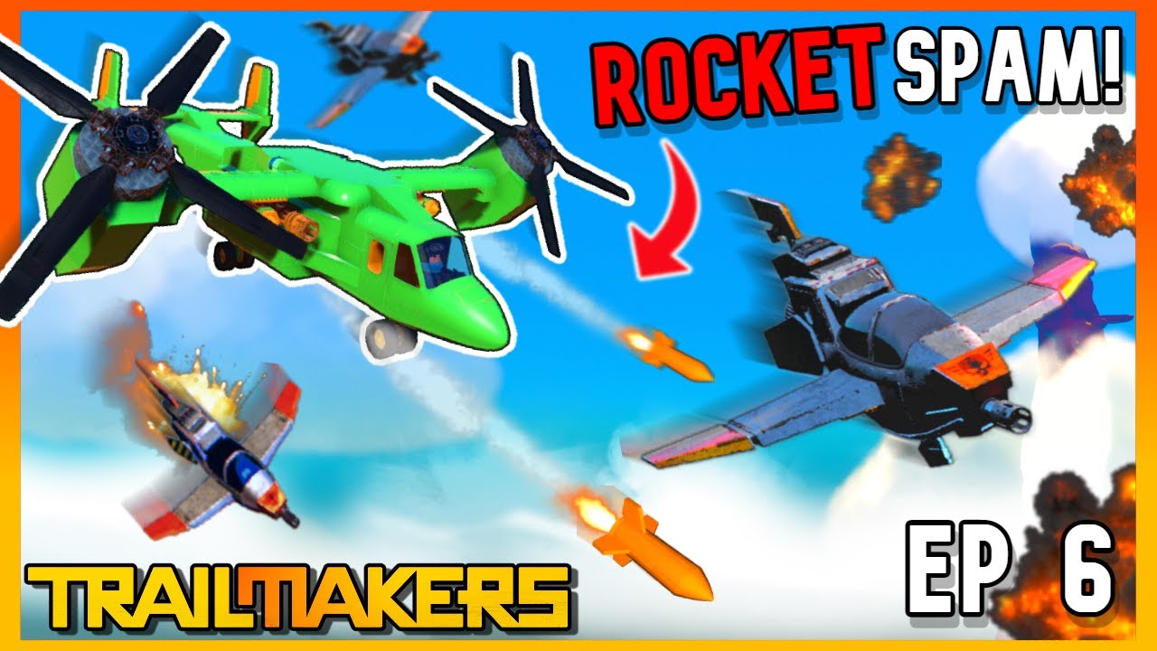 Obliterating ENEMIES With The NEW 'Rocket Launcher!' (Episode 6) | Trailmakers Playthrough