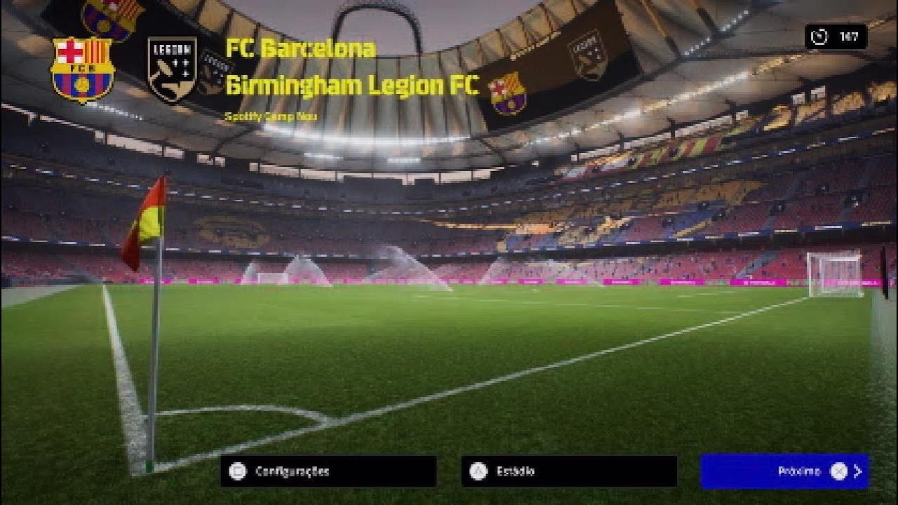 Divisões eFootball 2026 - Barcelona 4 x 2 Legion.
