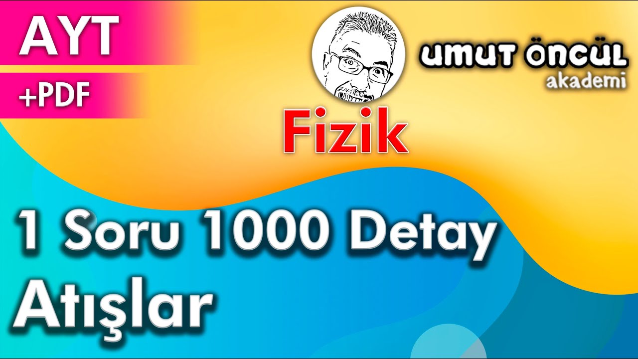 Fizik | AYT | 1 Soru 1000 Detay | ÖSYM Ne Sorar | Atışlar | +PDF