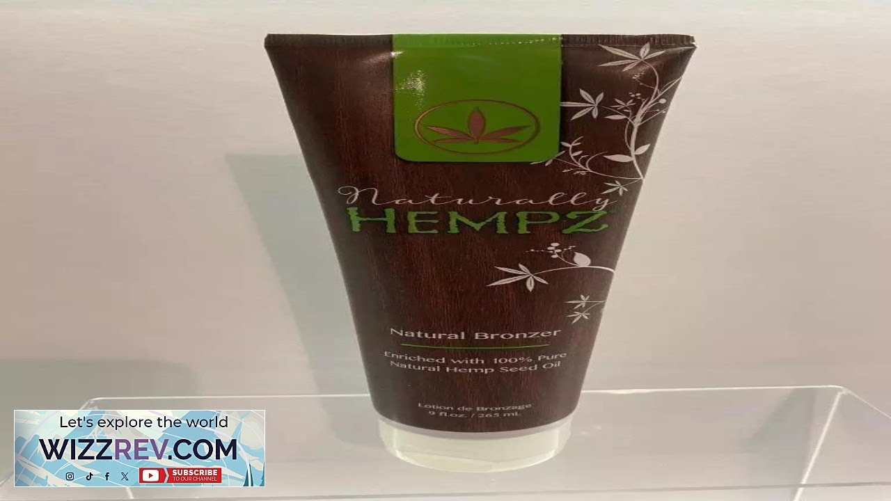 Hempz NATURALLY HEMPZ Natural Bronzer Indoor Tanning Bed Lotion eBay Review