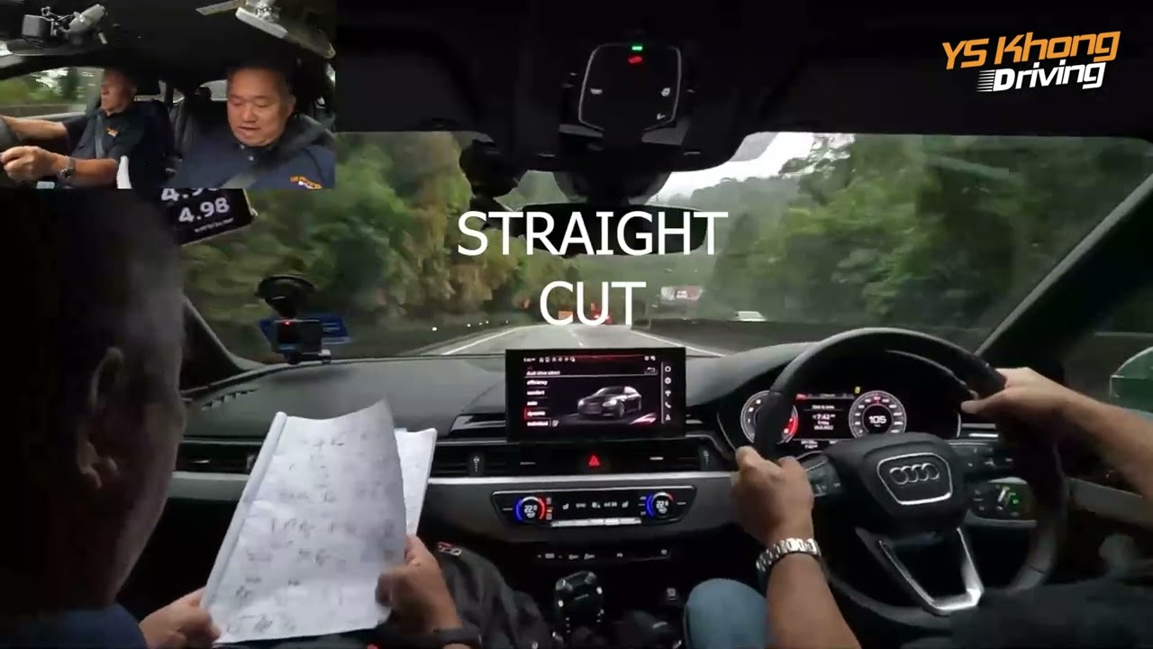 Audi A5 Sportback [YS On Genting] - Pace Notes By Malay Chong, Pro Rally Driver | YS Khong Driving