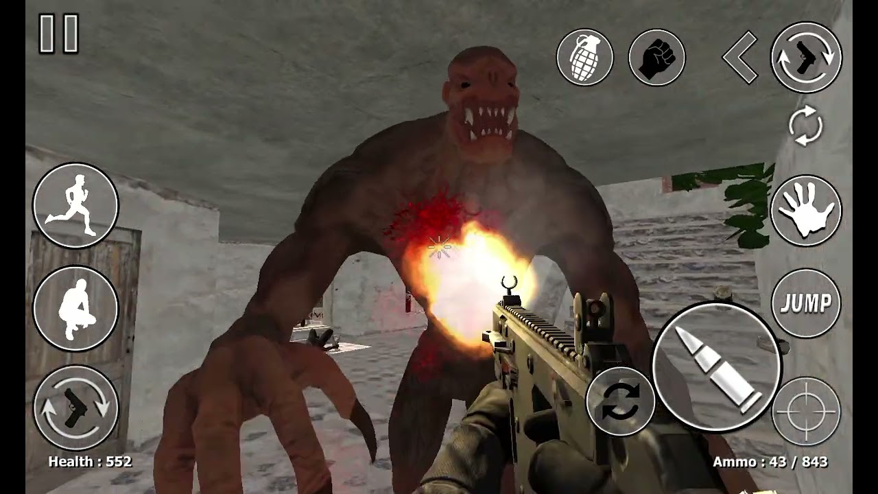 Why Zombie monsters series must have the run button?