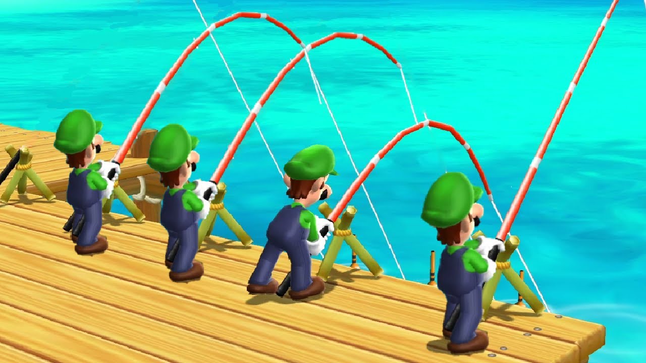 Luigi vs Lucky Minigames in Mario Party