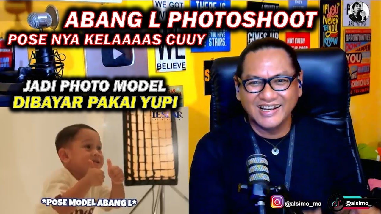🔴ABANG L PHOTOSHOOT JADI MODEL IKLAN❗ CUKUP SEDIAKAN YUPI MAKA ACARA AKAN AMAN!