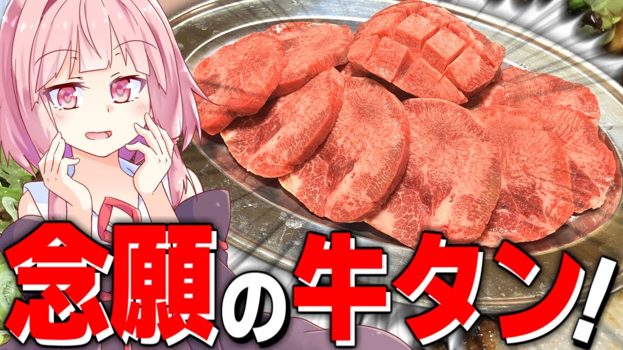 【焼肉】牛タン丸々1本を豪快に分厚くカットして焼いたら視界が眩む程に美味かった！【ASMR】