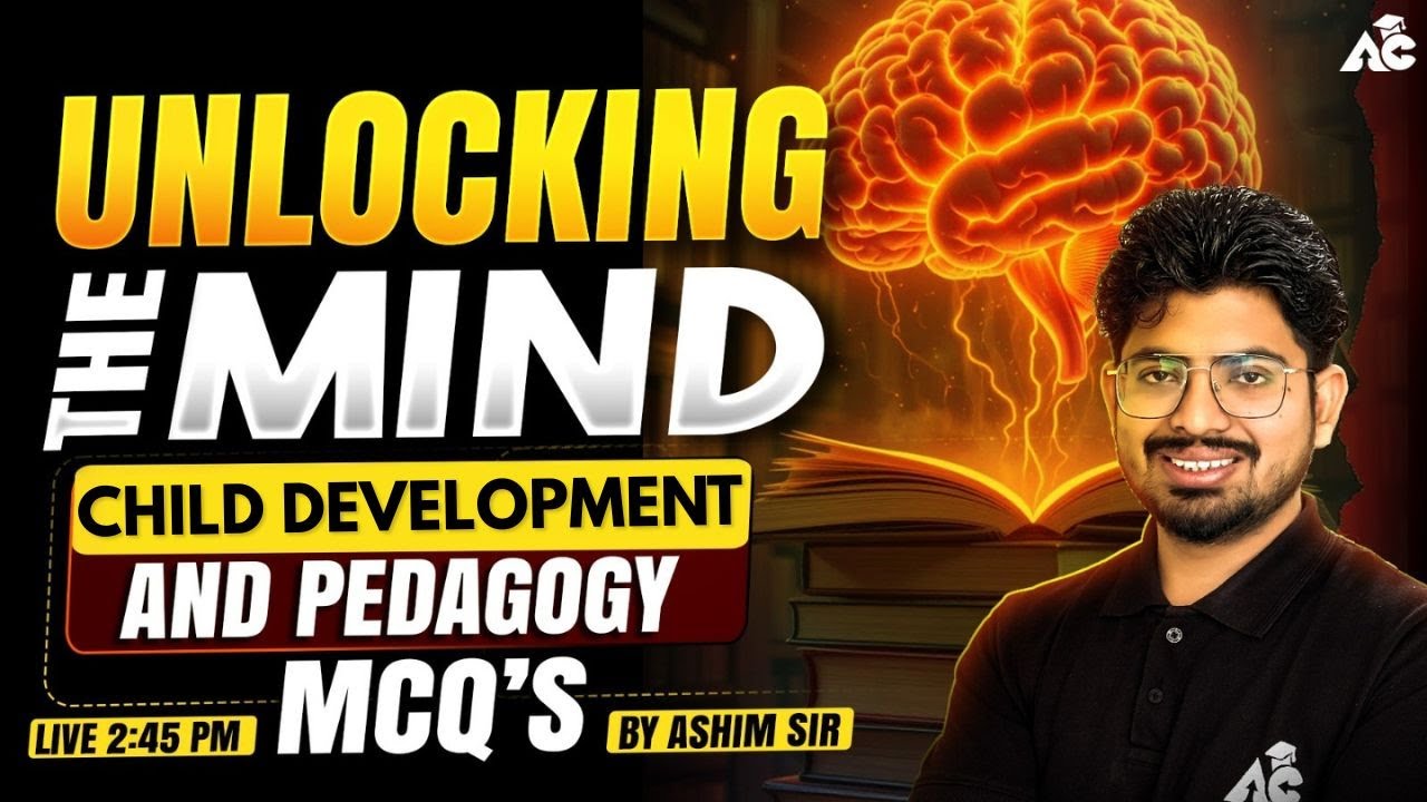Child Development And Pedagogy MCQ's For PSTET, HTET and All Teaching Exam Classes By Ashim Sir