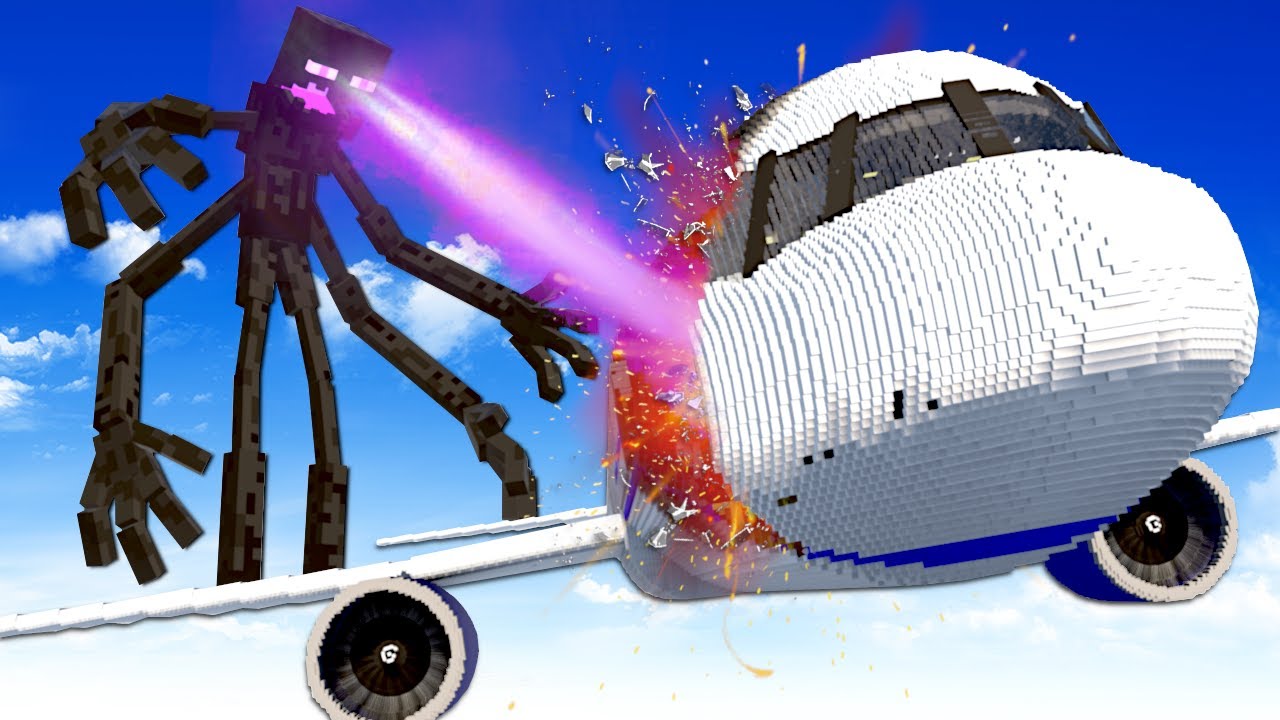 ENDERMAN CAUSES PLANE CRASH! (Teardown)