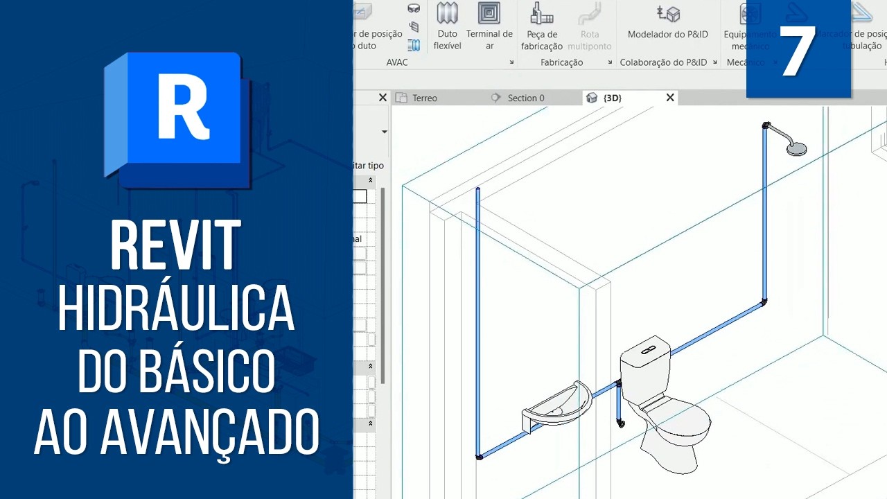 Modelagem Água Fria | Revit Hidráulica do Básico ao Avançado