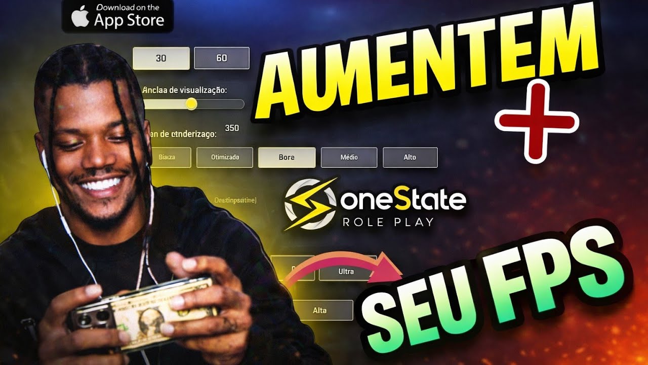 ONE STATE TRAVOU ?? VEJA ESSA CONFIGURAÇÃO PARA RODAR NO SEU  CELULAR FRACO (JOGO MOBILE)