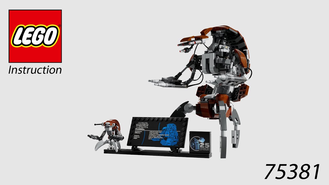 LEGO Instruction - Star Wars - 75381 - Droideka