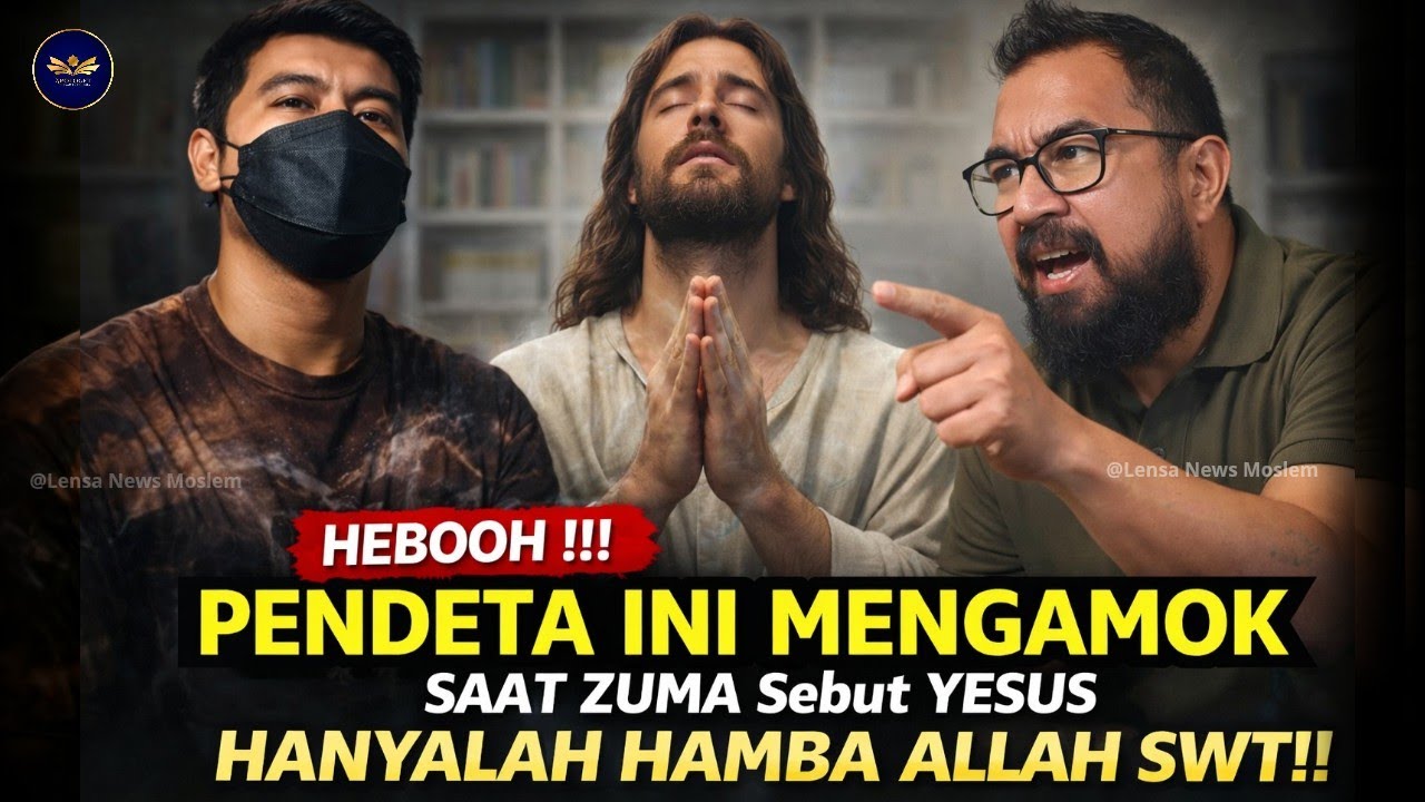 HEBOH‼️ Pendeta Ini Mengamuk Saat Zuma Sebut Yesus Hanyalah Hamba Allah SWT!