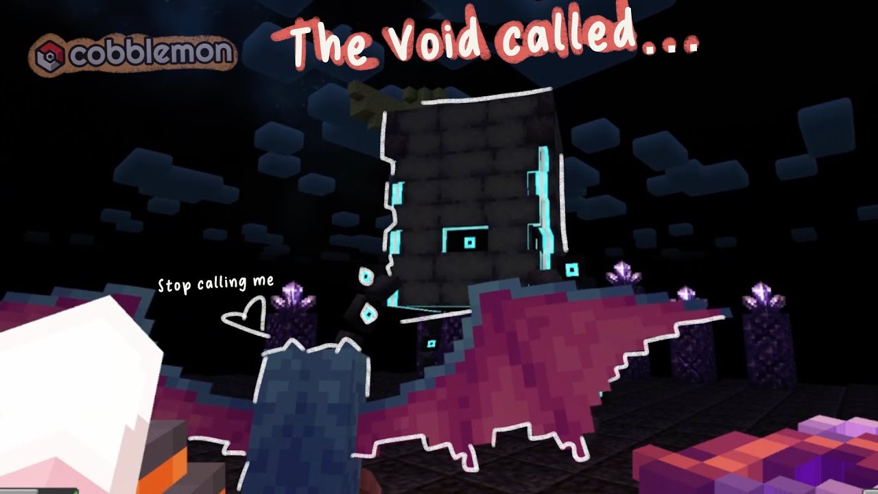 The  void called...and I shouldn't have answered lol | #cobblemon #minecraft