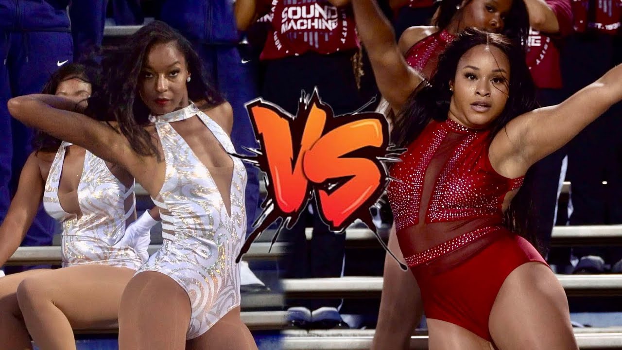NCAT Golden Delight vs NCCU eClipse (Dancers View) 5th Quarter!!