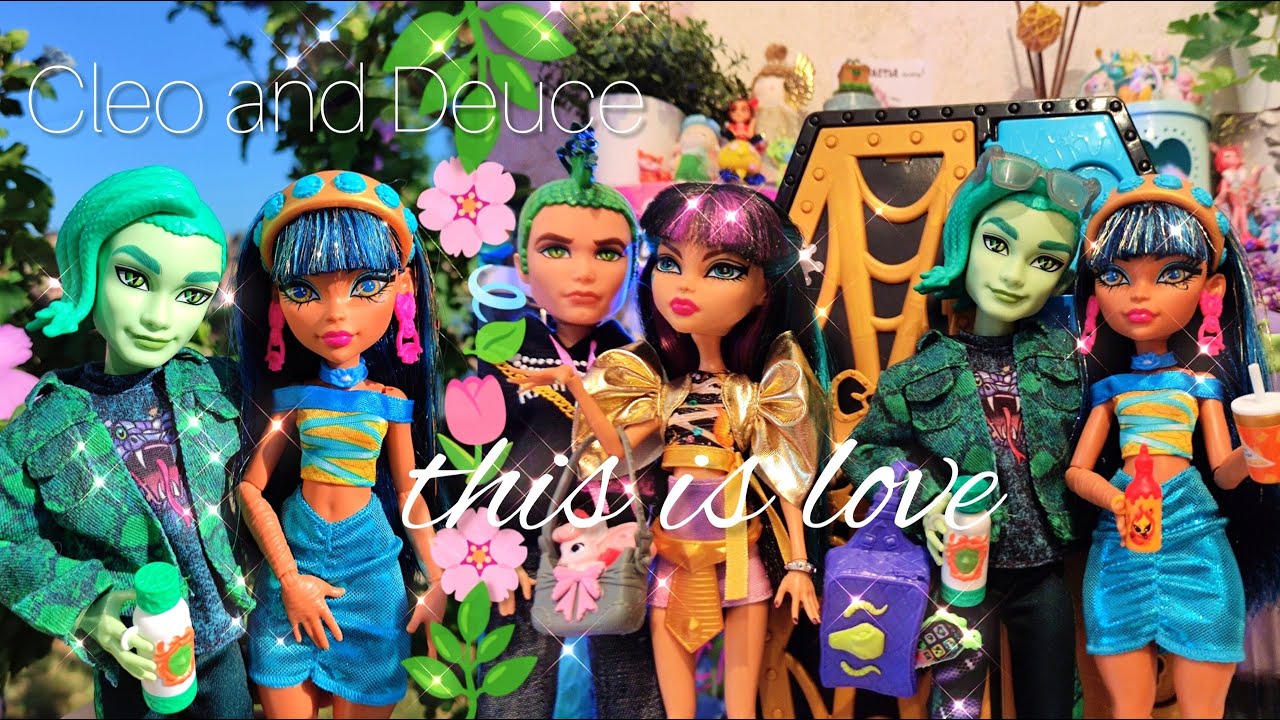 Клео и Дьюс ❤ г3 г1 сравнение Cleo and Deuce g3 g1 Skulltimate secrets monster high + Frankie Stein