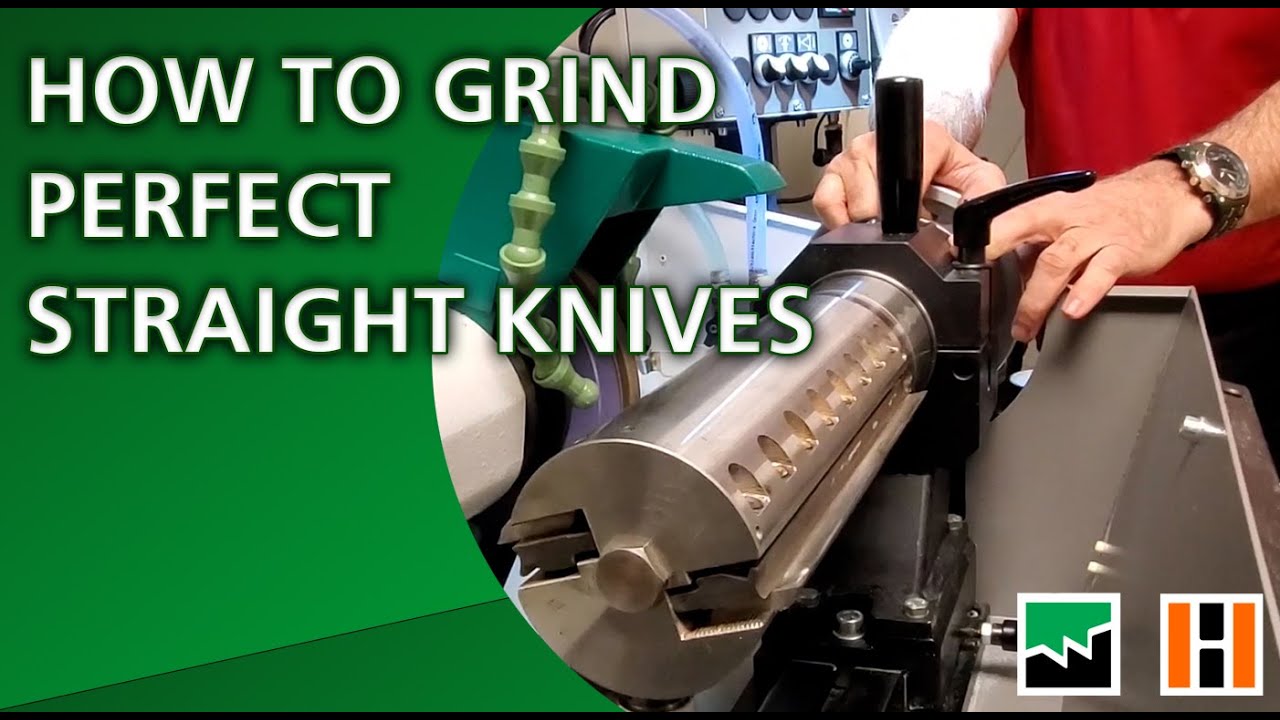 How to Grind Straight Knives on a Weinig Grinder