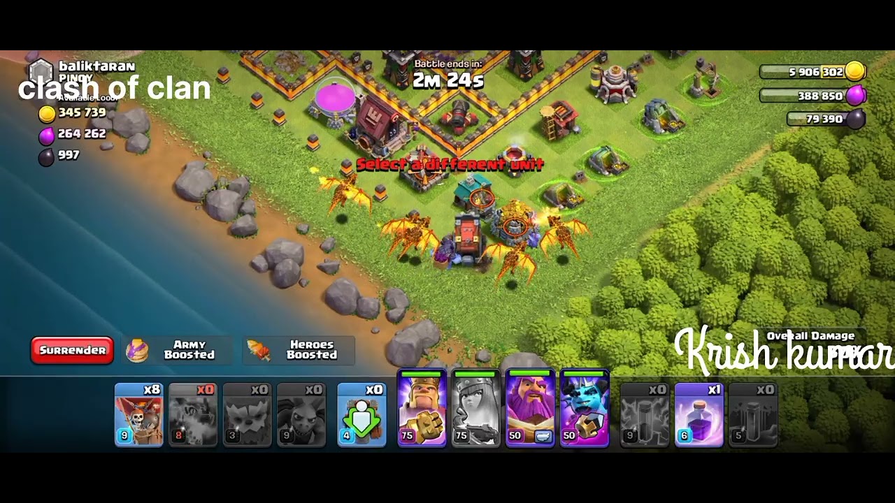 Clash of clan gameplay 