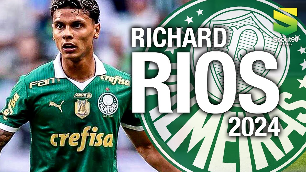 Richard Ríos 2024 - Magic Skills, Passes & Gols - Palmeiras | HD