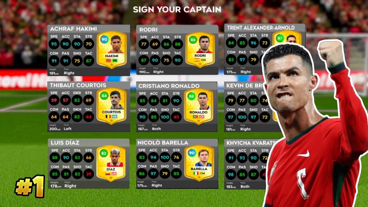 DLS 25 THE BIGGEST LEGENDARY BEGINNING WITH RONALDO। F T G HD BRO 