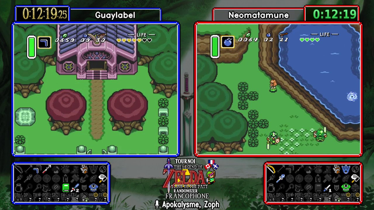 Guaylabel vs Neomatamune. Tournoi ALTTPR francophone 2020