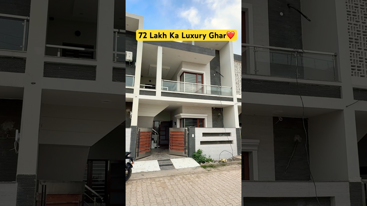 72 Lakh Ka Luxury Ghar For Sale | 3BHK House Sale in Mohali kharar | #housedesign #luxuryhomes #yt