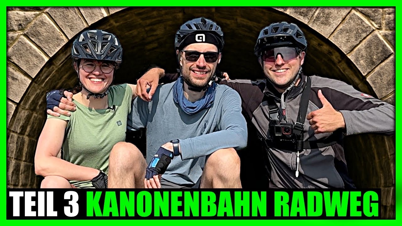 Kanonenbahn Radweg mit LÄNGSTEM FAHRRADTUNNEL DEUTSCHLANDS