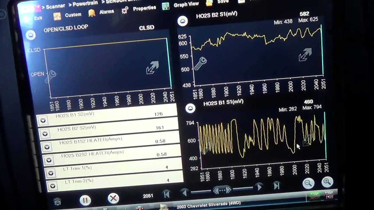 GM Truck: Lazy O2 sensors - P0154