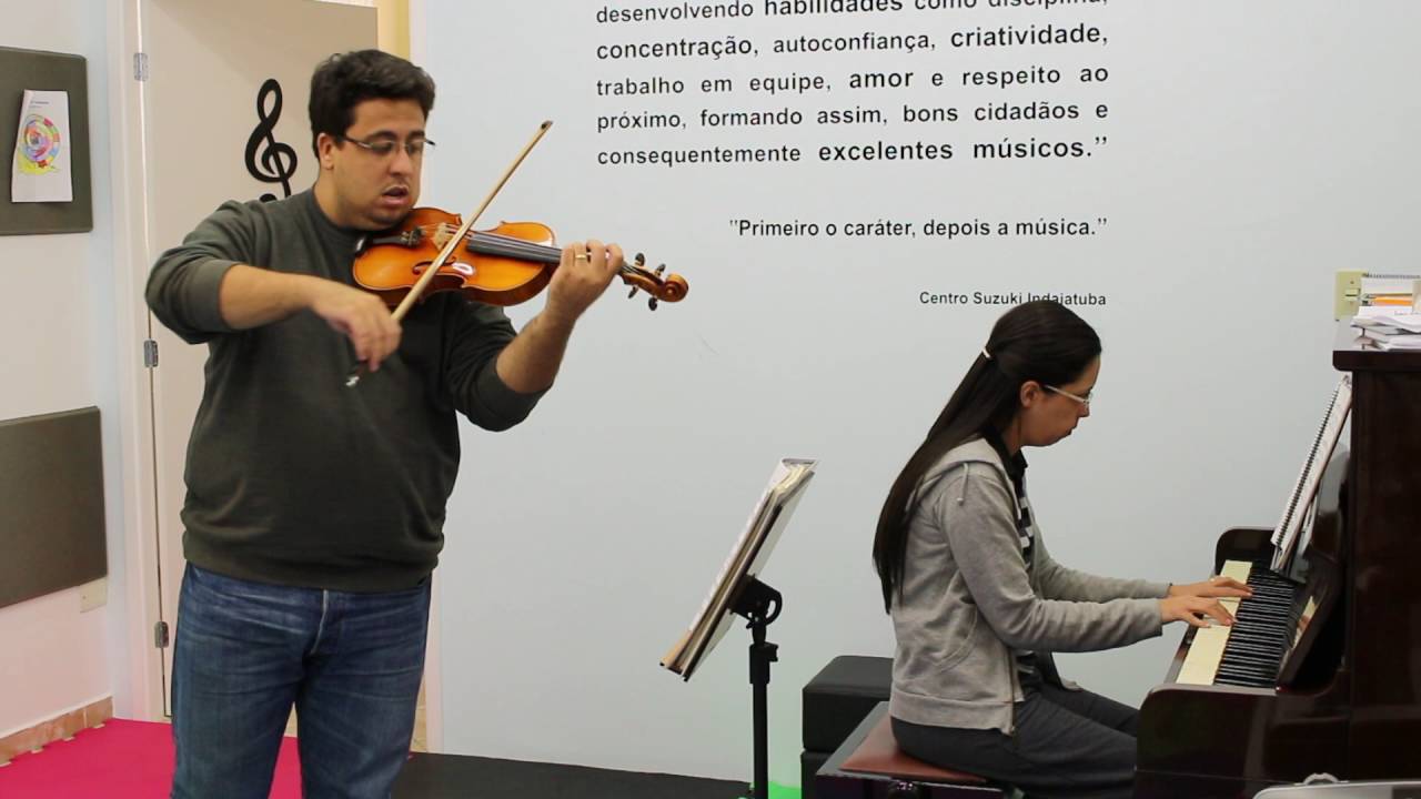 Prof  Ricardo Sander  - Concerto de F. Seitz para Violino 1.  Mov