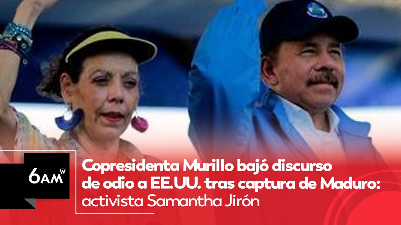 Copresidenta Murillo bajó discurso de odio a EEUU tras captura de Maduro: activista Jirón | 6AM W