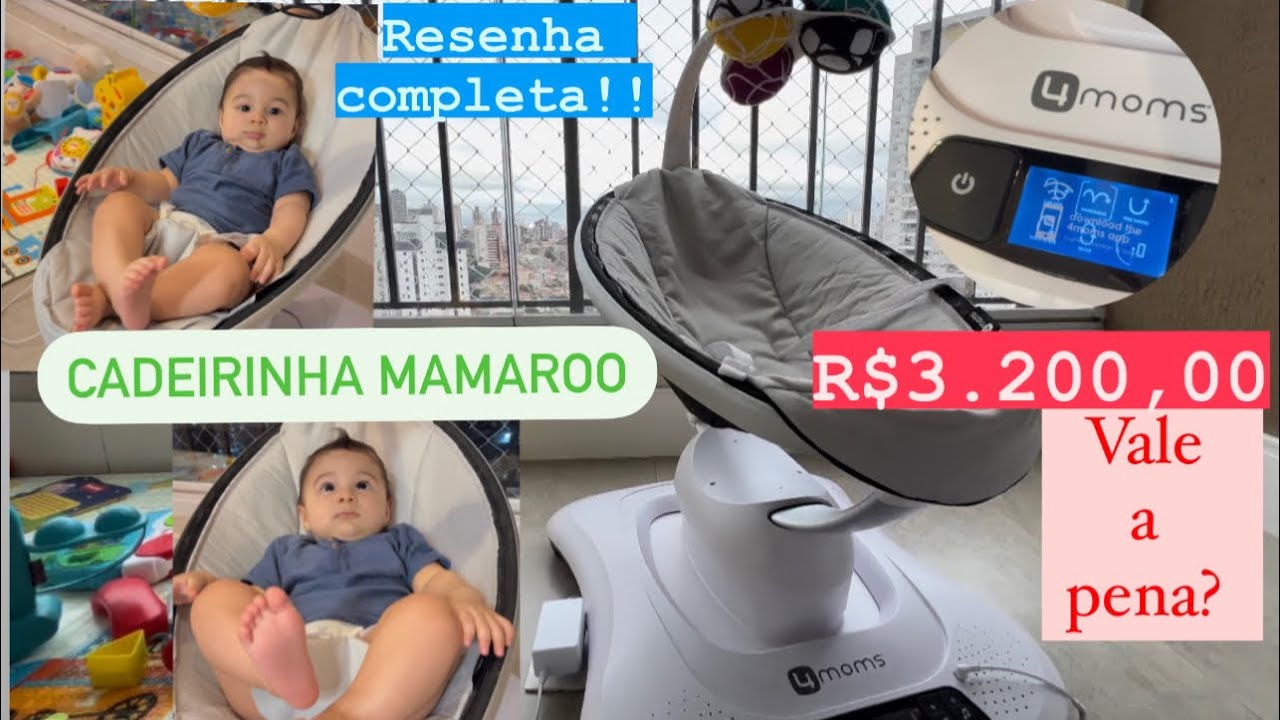 Cadeira mamaroo é boa? 4moms vale a pena? Review ! Enxoval bebê 👶🏻